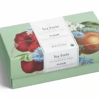 Cutie cu 20 de piramide de ceai colectia Fleur Tea Forte
