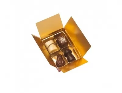 Cutie cu 4 praline asortate de ciocolata belgiana Valentino Ballotin Classic 60g