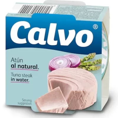 Ton in sos natur 160g Calvo