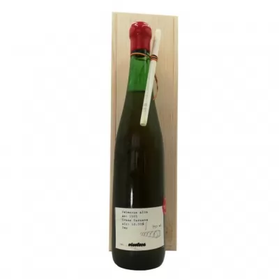 Vin alb Feteasca alba Tarnave 1985 in cutie de lemn