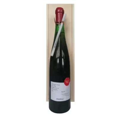 Vin alb Sauvignon Blanc 1976 Cotesti in cutie de lemn