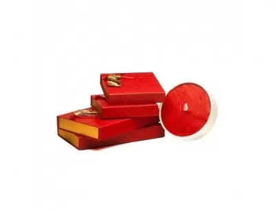 Cutie rotunda cu 15 trufe de ciocolata belgiana Valentino