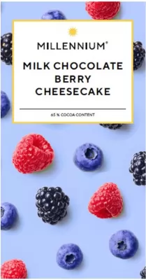 Millennium Tableta de ciocolata cu fructe de padure 100 G