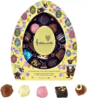 Luxury Egg Shaped Easter Box 160 G Holdsworth